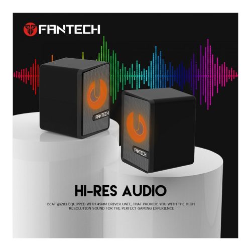 Fantech GS203 BEAT USB RGB Gaming & Music Speaker