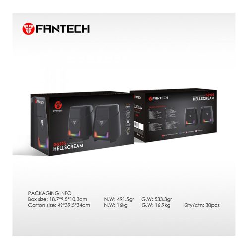 Fantech GS205 Hellscream RGB Gaming Speaker