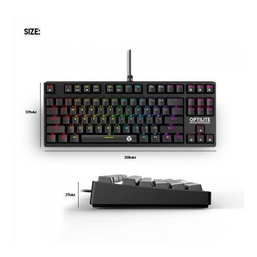 Fantech Optilite MK872 RGB Optical Switch Keyboard