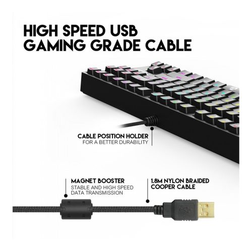 Fantech Optilite MK872 RGB Optical Switch Keyboard