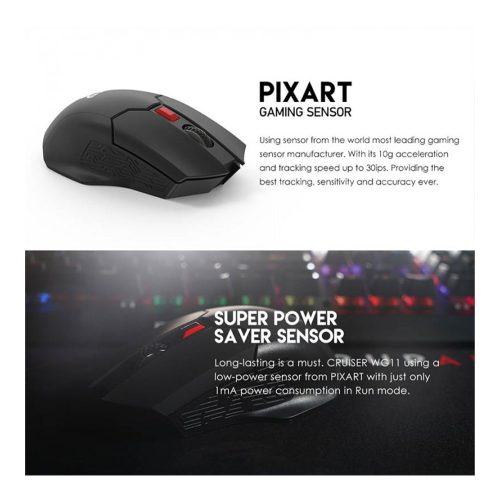 Fantech WG11 Cruiser Wireless Gaming Mouse