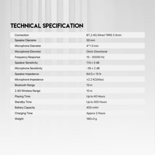 Fantech STUDIO PRO WHG03P Premium Wireless Headset