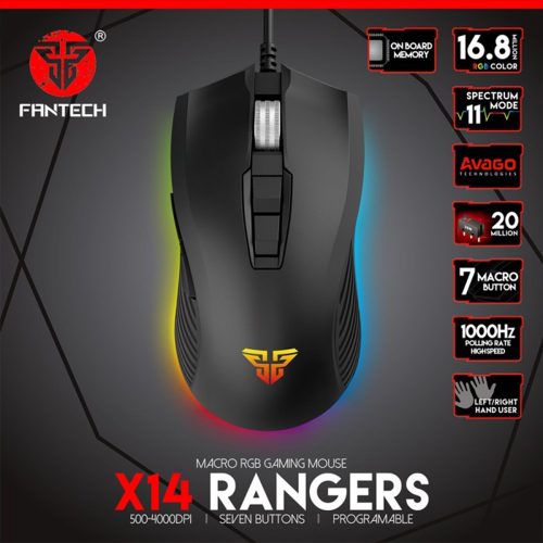 FANTECH X14 RANGERS RGB Gaming Mouse