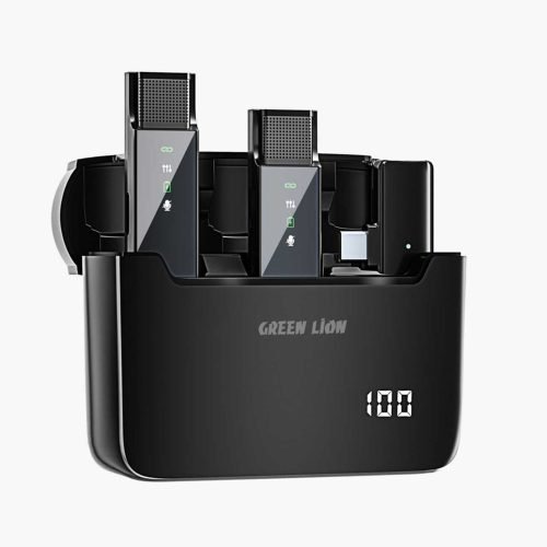 Green Lion 2 in 1 Digital Display Wireless Microphone