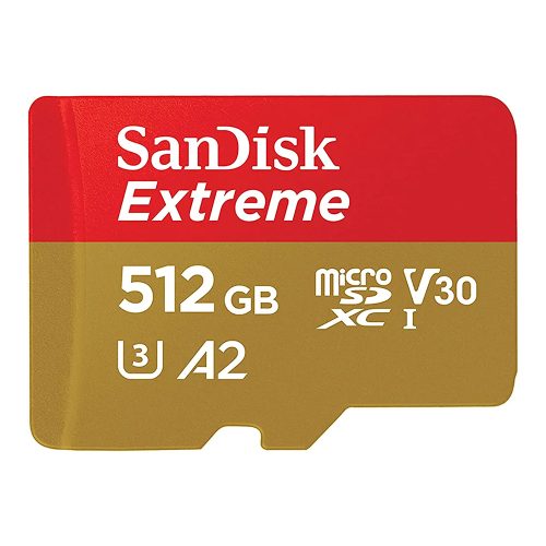 SanDisk Extreme microSDXC UHS-I Memory Card with Adapter