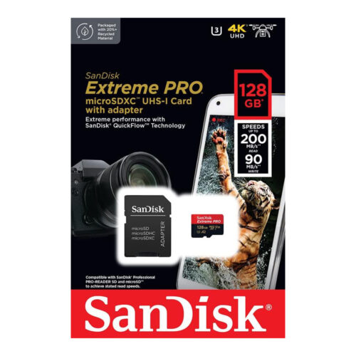 SanDisk Extreme PRO microSD UHS-I Card with Adapter