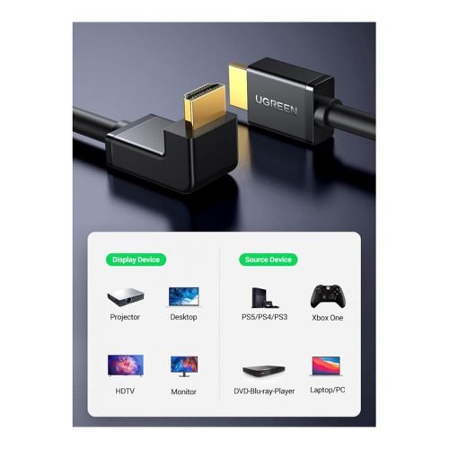 UGREEN 4K HDMI Cable Right Angle 90 Degree