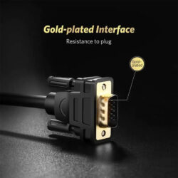 UGREEN DP Male to VGA Male Cable – 1.5m