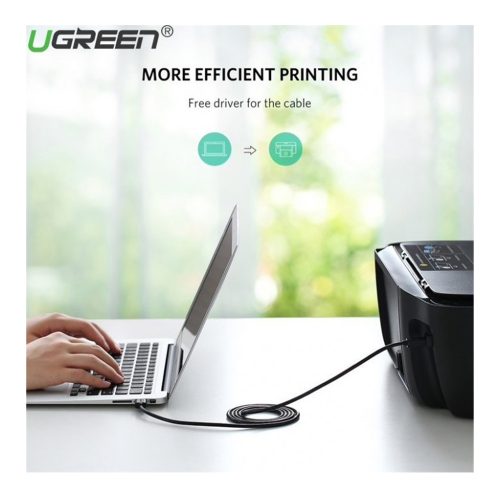 UGREEN USB 2.0 AM To BM Print Cable Gold Plated