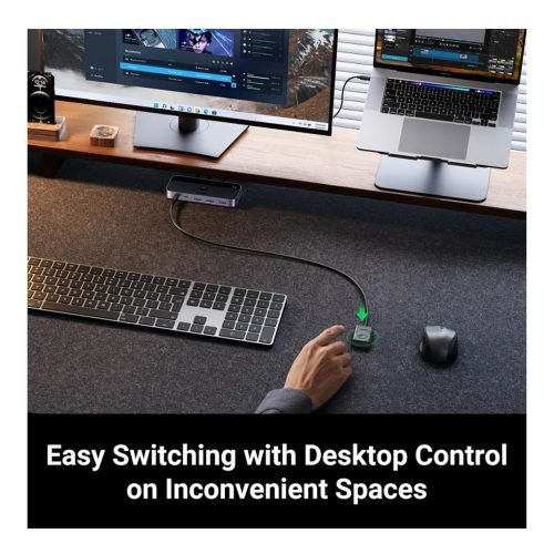 UGREEN 2 PCs Share 4 USB Devices (3 X USB-A 3.0 + 1 USB-C)