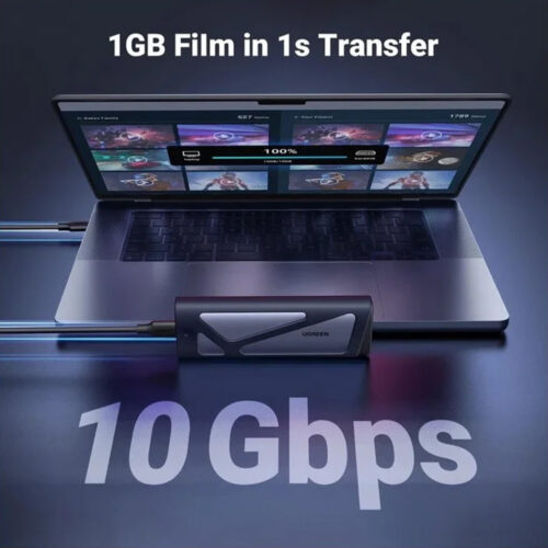 UGREEN M.2 NVMe SSD Enclosure – 10Gbps USB-C 3.2 Gen 2