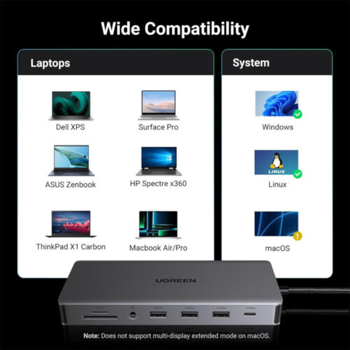 UGREEN Revodok Pro 313 13 in 1 USB C Docking Station