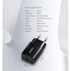 UGREEN USB-A Cell Phone Smart Charger