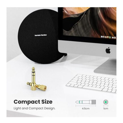 UGREEN 6.5mm Male To 3.5mm Female Adapter Connector
