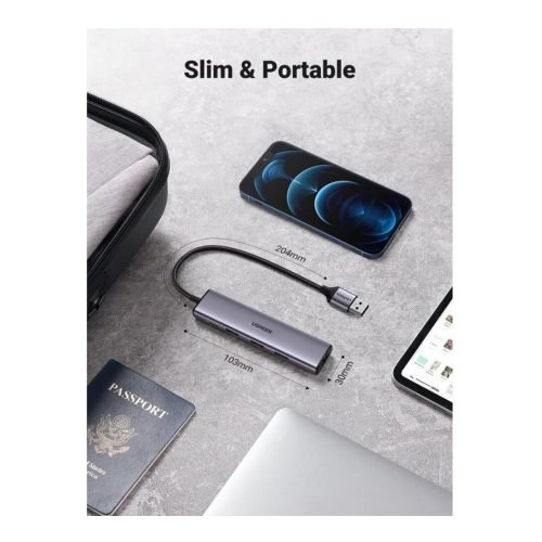 UGREEN 5-in-1 USB-A Hub (4x USB-A + USB-C)