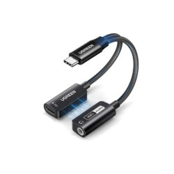 UGREEN 2in1 USB C to 3.5mm Headphone & USB-C Charging Port