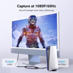 UGREEN Full HD 1080P 60FPS Capture Card HDMI to USB A/Type C