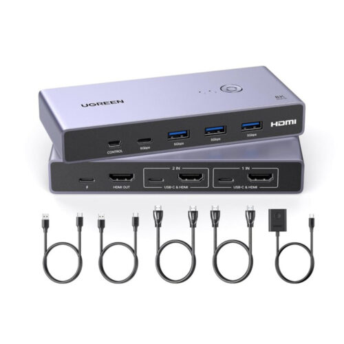 UGREEN 8K 2Ports HDMI KVM Switch Box