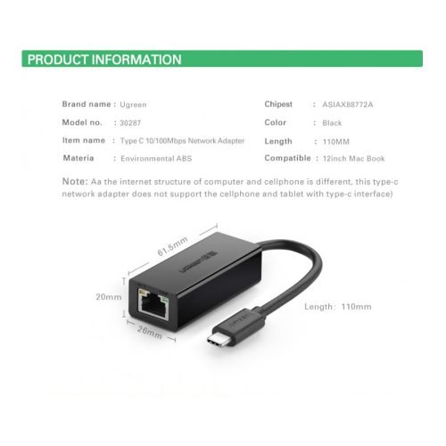 UGREEN USB-C Ethernet Adapter