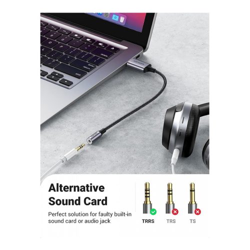 UGREEN USB-A to 3.5mm Jack Audio Adapter