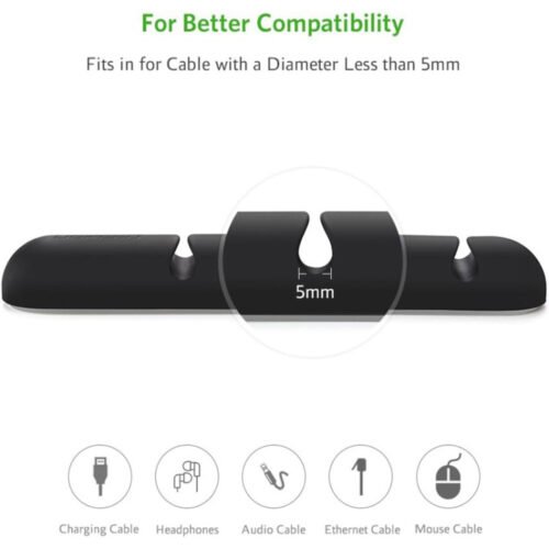 UGREEN Cable Organizer with 4 Slots – pack of 2