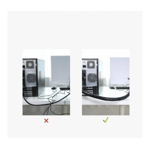 UGREEN Spiral Cable Zipper Organizer Tube