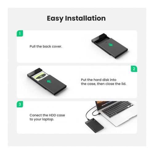 UGREEN USB Enclosure for 2.5 inch HDD/SSD