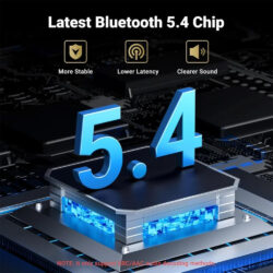 UGREEN 5.4 Bluetooth Car Adapter Wireless AUX Receiver with Noise Cancellation