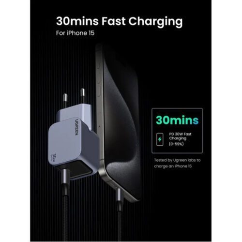 UGREEN NEXODE 30W GaN Tech Chip, Smart & Fast Charger