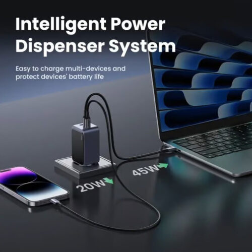 UGREEN 65W Gan Tech Chip Triple Port Charger