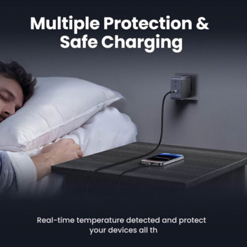 UGREEN NEXODE 100W GaN Tech Chip, 4 Ports Charger for Phones, Tablets, Ipads, Laptops & MacBooks