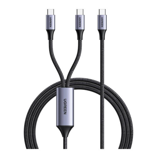 UGREEN USB-C to 2 USB-C 100W Braided Cable