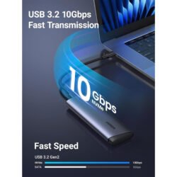 UGREEN M.2 NVMe SSD Enclosure – 10Gbps USB-C 3.1 Gen 2
