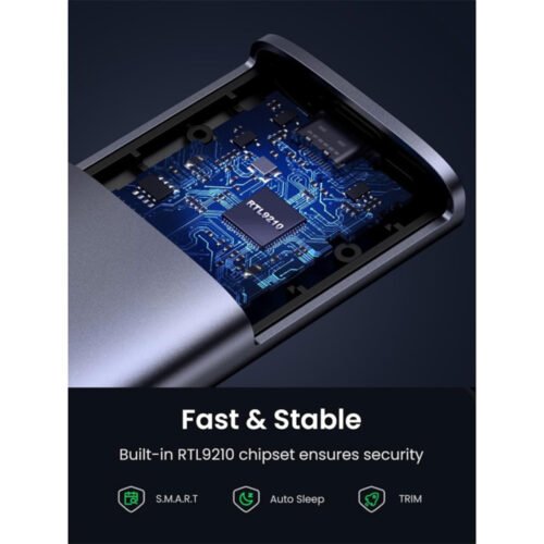 UGREEN M.2 NVMe SSD Enclosure – 10Gbps USB-C 3.1 Gen 2