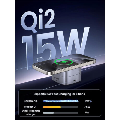 UGREEN 2-IN-1 Magnetic Wireless Charger For Iphone Airpods