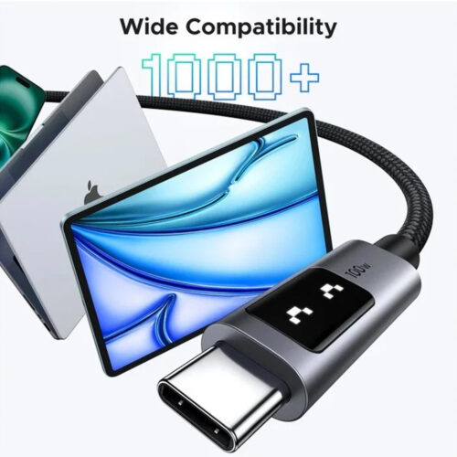 UGREEN Braided USB-C to USB-C Cable, 100W Fast Charge