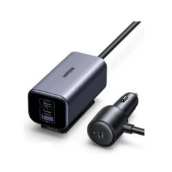 UGREEN 150W GaN USB-C Car Charger,4‑Port PD 140W Fast Car Charger