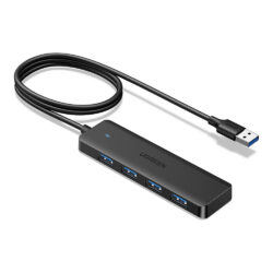 UGREEN USB 3.0 to 4- Port USB 3.0 Hub, with Power Port – 1M