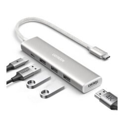 UGREEN Revodok 5-IN-1 100W Aluminum USB-C PD Hub