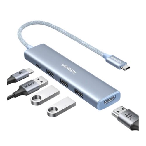 UGREEN Revodok 5-IN-1 100W Aluminum USB-C PD Hub