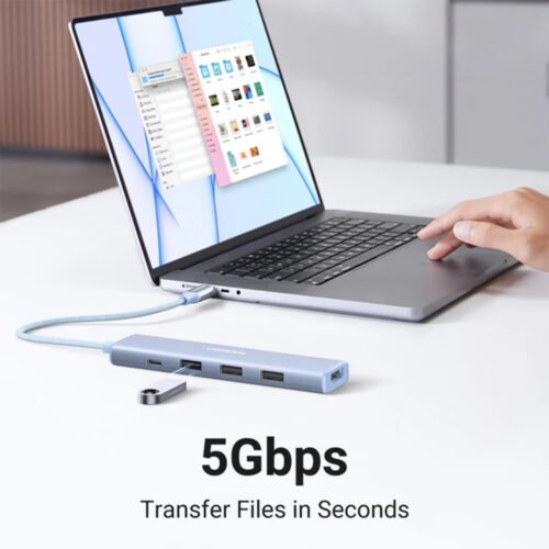 UGREEN Revodok 5-IN-1 100W Aluminum USB-C PD Hub