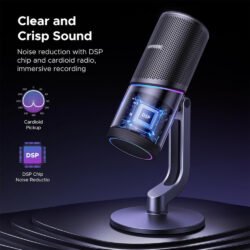 UGREEN USB Microphone for PC with RGB Lights