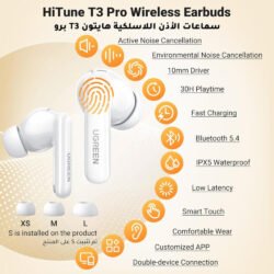 UGREEN HiTune T3 Pro Bluetooth 5.4 Earbuds