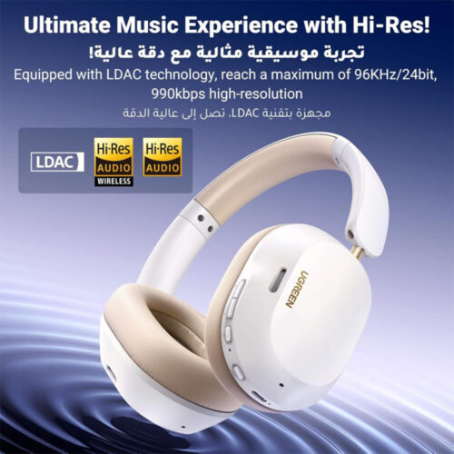 UGREEN HiTune MAX5C Hybrid Active Noise Cancelling Wireless Bluetooth Headphones
