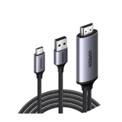 UGREEN 4K@60Hz Active HDMI to USB C Adapter Cable 2M with USB