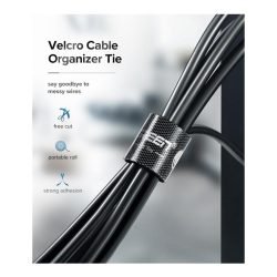 UGREEN Hook & Loop Stapes Cable Organizer