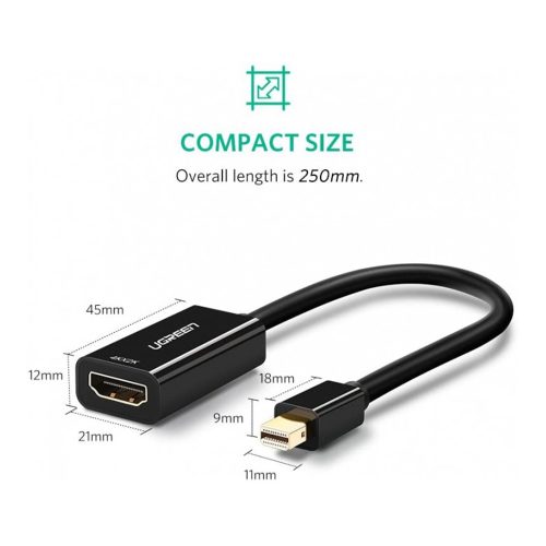 UGREEN Thunderbolt 2.0 4K Mini Dp to HDMI Female Converter