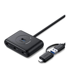 UGREEN USB 3.0 to 4- Port USB 3.0 Hub + Type-C Connector, with Power Port UGREEN USB 3.0 to 4- Port USB 3.0 Hub + Type-C Connector, with Power Port