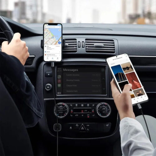 UGREEN 52.5W (PD 30W + SCP 22.5W USB C / USB A) Dual Port Fast Car Charger