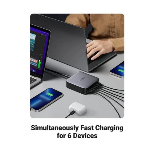 UGREEN Gan II Hybrid Power 200W Charger, 6 Ports